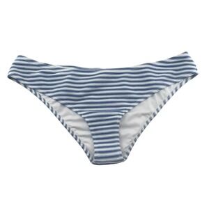 J Crew Textured Hipster Bikini Bottom Blue‎ Stripe Plus Size XXL BF210 New
